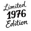 Vintage 1976 bursdagsmanusutgave
