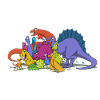 Dinosaurs are all friends