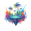 Tropical Polar Island Dream