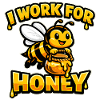Busy Bee Honey - Beekeeper Cartoon