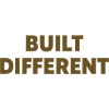 Typographie d’affirmation différente construite