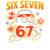 Six Seven 67 Italian Brainrot Ninja Humor Rolig