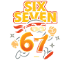 Six Seven 67 Italian Brainrot Ninja Umorismo Divertente