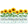 Inspirational Christian Sunflowers Jesus
