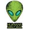 Alien Face Humans Aren't Real