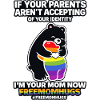 Pride Mom Câlin Rainbow LGBTQ Bear