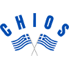 Chios Croisé des drapeaux grecs