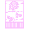 Gothic Rose Stacheldraht Strichcode Urban Style