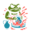 Éclaboussure de Frog Fracas