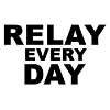 Relay Every Day Bold Outline