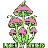 Lichen My Chances Funny Mushroom Art