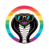 Royal Cobra Rainbow Retro Eyeglasses