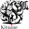 Kitsune Graffiti-Fuchszeichen