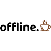 Offline Minimal Coffee Aesthetic Shirt