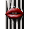Don't Look Lips Statement Design