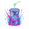 Neon Swirler Mug Splash