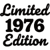 1976 Fødselsdagsudgave Minimal Limited Edition