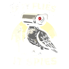 Raven with Camera Spy Design