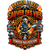 Pompier cadeau homme sapeur-pompier feu héros