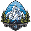 Summit Light Mountain Landscape Badge