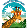 La girafe cool