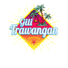 Gili Trawangan Retro Island Indonésie Souvenir