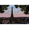 Paris Abendstimmung am Eiffelturm
