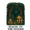 Forest Magic Mushroom Landscape