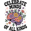 Neurodivergent Brain – ADHD & Autism Flowers