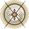 Geometric Tribal Mandala Emblem