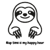 Cuddly Sloth Cartoon