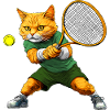 Tennis Katzen