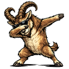 Dabbing Capricorn