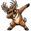 Dabbing Hirsch