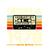 Original 1978 Limited Retro Cassette
