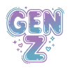 Gen Z Gradient Font Design