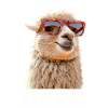 Almama Söt alpacka Mamma Mors dag Llama Mamma Mamma
