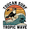 Toucan Surf Tropic Wave Ocean Vibes
