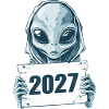 hellblaues Alien 2027