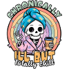 Fibromyalgia Awareness Chronically Ill Skeleton