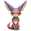 Pharaoh Cat of Crystal and Gold