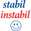Stable Unstable lettering with smile