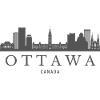 Ottawa-Skyline Kanada, Ottawa-Silhouette