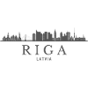 Riga skyline Latvia, Riga silhouette