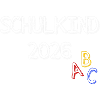 Schulkind 2026 Kreide-Design