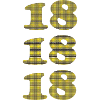 18 Jahre Plaid Jubiläumsdesign