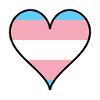 Trans Pride Heart