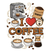 J’adore le barista du café