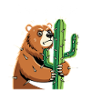 Bear hugging cactus pain