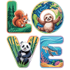T-Shirt Panda Sloth Turtle Squirrel